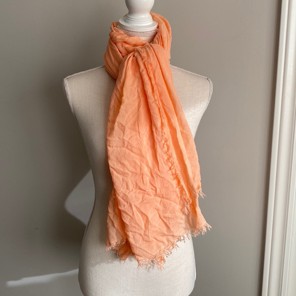 Lancioni 1973 - Bright Orange Coral Scarf